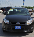 ford focus 2012 black hatchback sel flex fuel 4 cylinders front wheel drive automatic 78523