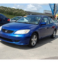 honda civic 2005 blue coupe ex gasoline 4 cylinders front wheel drive automatic with overdrive 77627