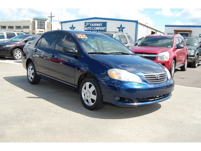 toyota corolla 2006 dk  blue sedan ce gasoline 4 cylinders front wheel drive automatic with overdrive 77627