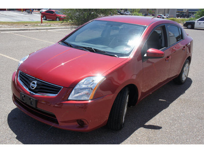 nissan sentra 2011 dk  red sedan gasoline 4 cylinders front wheel drive automatic 78552