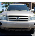 toyota highlander 2004 beige suv gasoline 6 cylinders front wheel drive automatic with overdrive 76543
