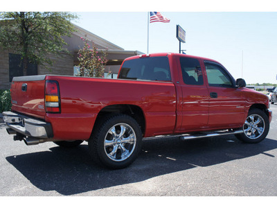 gmc sierra 1500 2004 red pickup truck sle gasoline 6 cylinders rear wheel drive automatic 76543