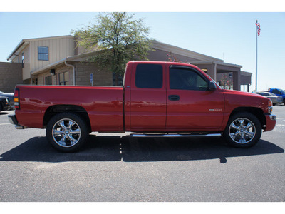 gmc sierra 1500 2004 red pickup truck sle gasoline 6 cylinders rear wheel drive automatic 76543