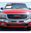 gmc sierra 1500 2004 red pickup truck sle gasoline 6 cylinders rear wheel drive automatic 76543