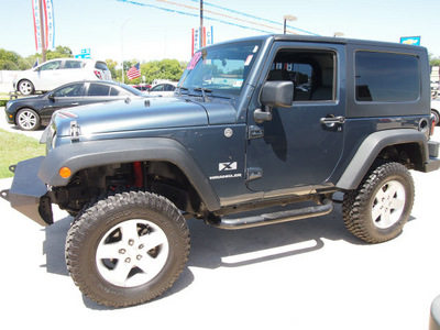 jeep wrangler 2008 blue suv x gasoline 6 cylinders 4 wheel drive automatic 78130