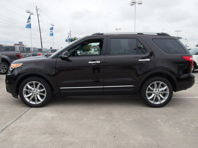 ford explorer 2013 black suv limited gasoline 4 cylinders 2 wheel drive 6 speed automatic 77521