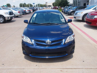 toyota corolla 2012 blue sedan le gasoline 4 cylinders front wheel drive automatic 76053