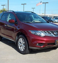 nissan murano 2011 dk  red sl gasoline 6 cylinders front wheel drive automatic with overdrive 77074