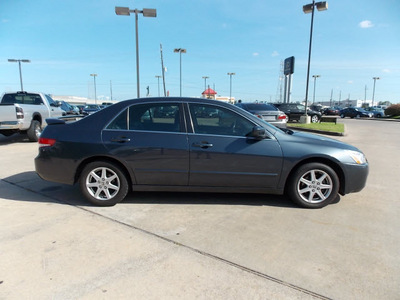 honda accord 2003 dk  gray sedan ex v 6 gasoline 6 cylinders sohc front wheel drive automatic with overdrive 77074