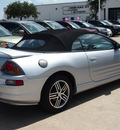 mitsubishi eclipse spyder 2005 silver gts gasoline 6 cylinders front wheel drive autostick 77065