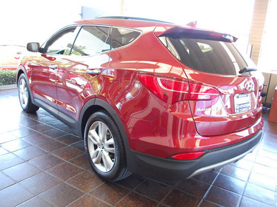 hyundai santa fe 2013 red hatchback sport gasoline 4 cylinders front wheel drive automatic 94010