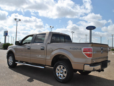 ford f 150 2012 beige xlt flex fuel 8 cylinders 4 wheel drive automatic 78580