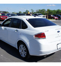 ford focus 2008 white sedan se gasoline 4 cylinders front wheel drive automatic 78550