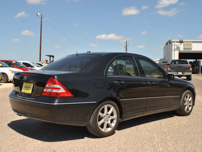 mercedes benz c class 2007 black sedan c280 luxury gasoline 6 cylinders rear wheel drive automatic 78550