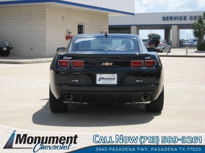 chevrolet camaro 2013 black coupe ss gasoline 8 cylinders rear wheel drive 6 speed automatic 77503