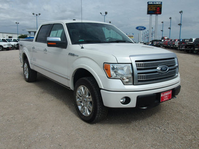ford f 150 2011 white platinum flex fuel 8 cylinders 4 wheel drive automatic 76234