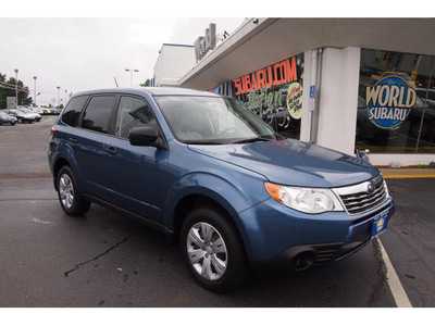 subaru forester 2009 newport blue wagon 2 5 x gasoline 4 cylinders all whee drive automatic 07701