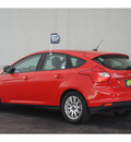 ford focus 2012 red hatchback se flex fuel 4 cylinders front wheel drive automatic 79407