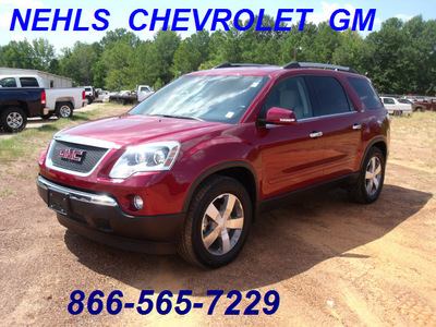 gmc acadia 2011 red suv slt 1 gasoline 6 cylinders all whee drive automatic 75672