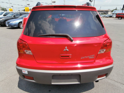 mitsubishi outlander 2003 red suv ls gasoline 4 cylinders sohc all whee drive automatic 13502