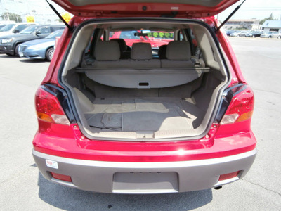 mitsubishi outlander 2003 red suv ls gasoline 4 cylinders sohc all whee drive automatic 13502
