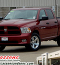 ram 1500 2012 dk  red gasoline 8 cylinders 4 wheel drive automatic 62034