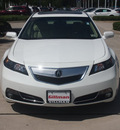 acura tl 2012 white sedan tech gasoline 6 cylinders front wheel drive automatic 77090