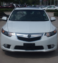 acura tsx 2012 white sedan premium gasoline 4 cylinders front wheel drive automatic 77090