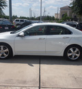 acura tsx 2012 white sedan premium gasoline 4 cylinders front wheel drive automatic 77090