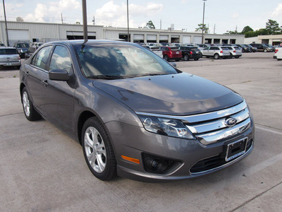 ford fusion 2012 gray sedan se gasoline 4 cylinders front wheel drive 6 speed automatic 77338