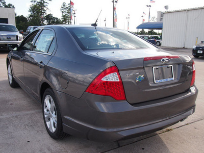 ford fusion 2012 gray sedan se gasoline 4 cylinders front wheel drive 6 speed automatic 77338