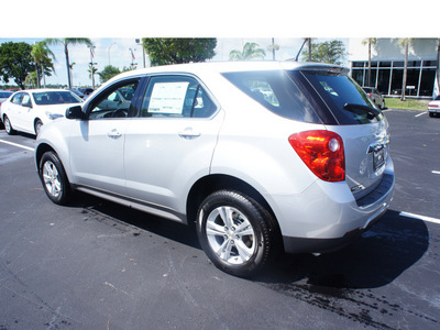 chevrolet equinox 2013 silver ls gasoline 4 cylinders front wheel drive automatic 33177