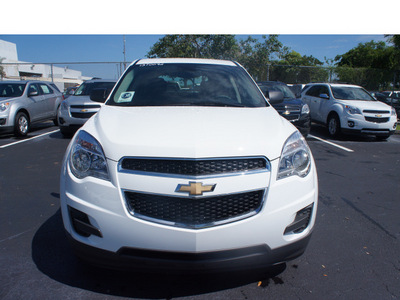 chevrolet equinox 2013 white ls gasoline 4 cylinders front wheel drive automatic 33177