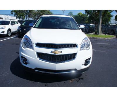 chevrolet equinox 2013 white ltz gasoline 6 cylinders front wheel drive automatic 33177