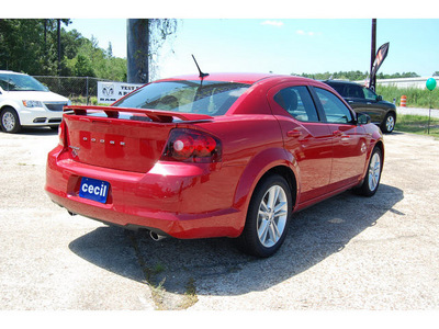 dodge avenger 2013 maroon sedan se v6 flex fuel 6 cylinders front wheel drive automatic with overdrive 77630