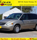 chrysler town and country 2003 gold van gasoline 6 cylinders front wheel drive automatic 79065