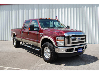 ford f 350 super duty 2008 brown lariat diesel 8 cylinders 4 wheel drive automatic with overdrive 77632