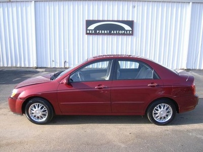 kia spectra 2005 dk  red sedan ex gasoline 4 cylinders front wheel drive automatic 75964