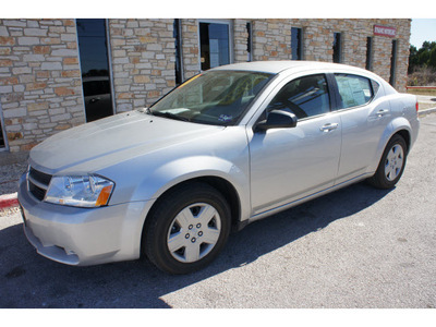 dodge avenger 2010 silver sedan sxt gasoline 4 cylinders front wheel drive automatic 78744