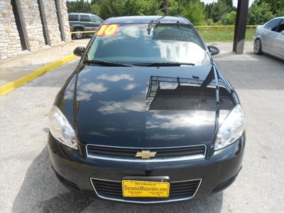 chevrolet impala 2010 black sedan lt flex fuel 6 cylinders front wheel drive 4 speed automatic 78744