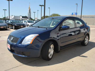 nissan sentra 2007 blue sedan 2 0 s gasoline 4 cylinders front wheel drive automatic 75062