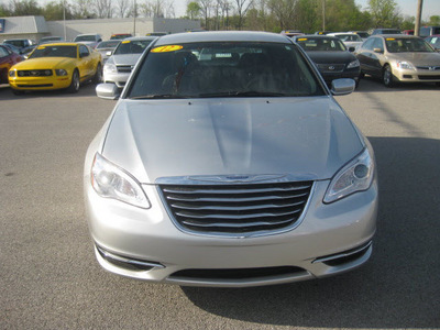 chrysler 200 2012 silver sedan touring gasoline 4 cylinders front wheel drive autostick 62863
