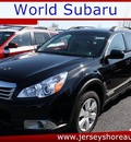 subaru outback 2012 black wagon 2 5i premium sun roof all weather gasoline 4 cylinders all whee drive cont  variable trans  07701