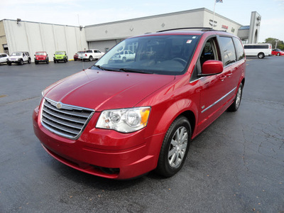 chrysler town country 2009 dk  red van touring ann ed  gasoline 6 cylinders front wheel drive automatic 60443