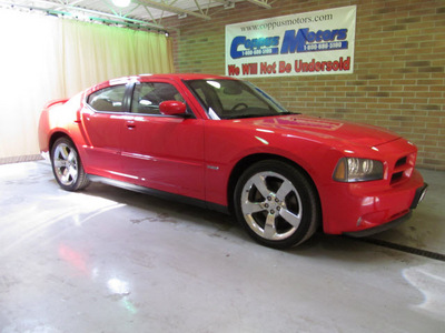 dodge charger 2007 red sedan rt gasoline 8 cylinders rear wheel drive automatic 44883