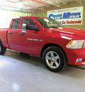 ram 1500 2012 red st gasoline 8 cylinders 4 wheel drive automatic 44883