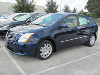 nissan sentra 2012 blue sedan gasoline 4 cylinders front wheel drive automatic 33884