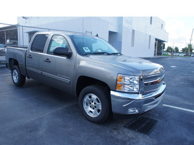 chevrolet silverado 1500 2012 silver lt flex fuel 8 cylinders 2 wheel drive automatic 33177