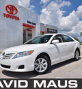 toyota camry 2010 white sedan le gasoline 4 cylinders front wheel drive automatic 32771