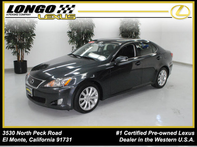 lexus is 250 2010 dk  gray sedan gasoline 6 cylinders rear wheel drive automatic 91731